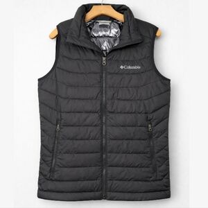 Columbia Black Puffer Vest Size Small